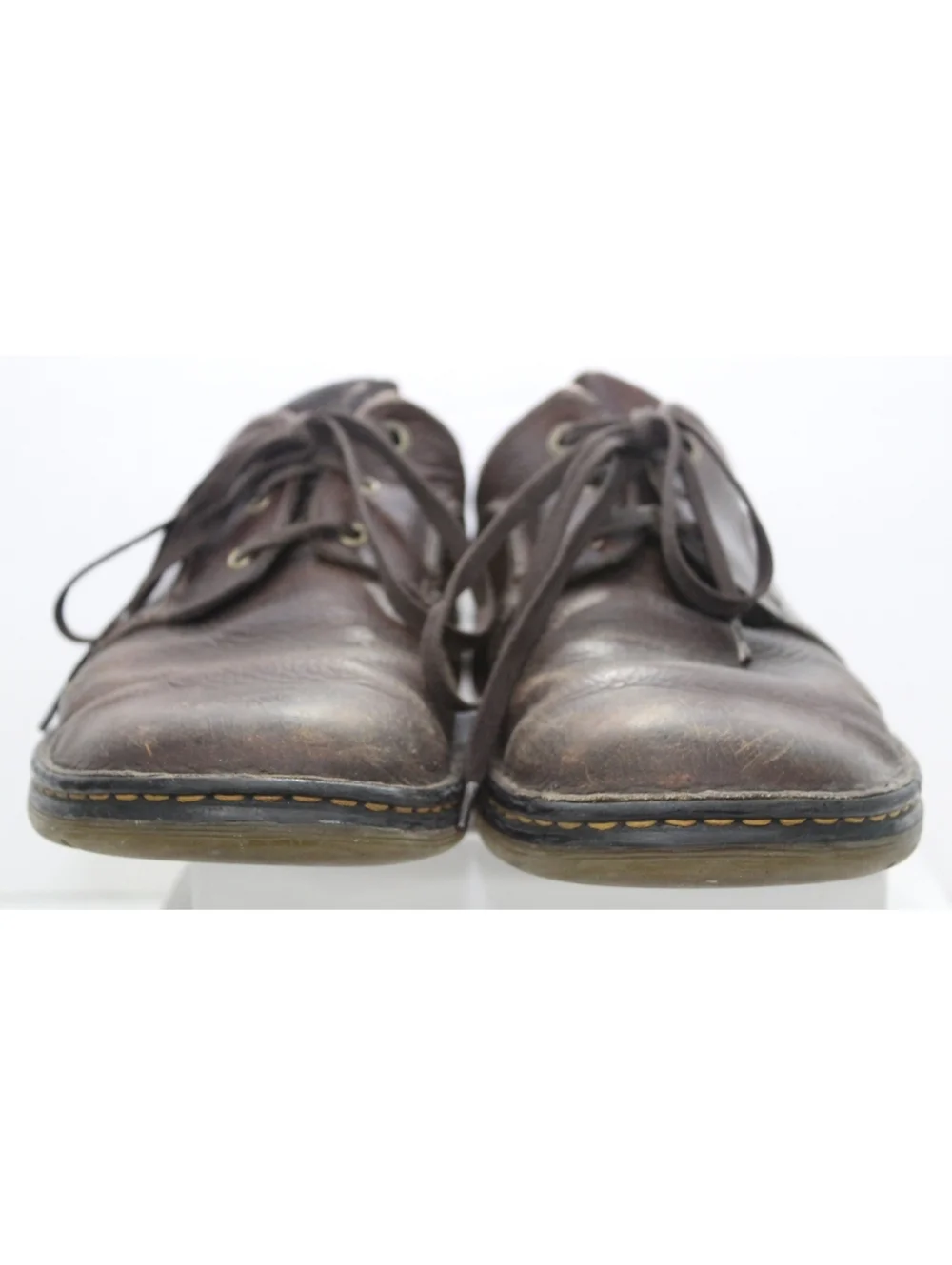 Vintage Dr. Martens 11194 Brown Pebbled Leather Oxford Shoes Boots Mens Size 11